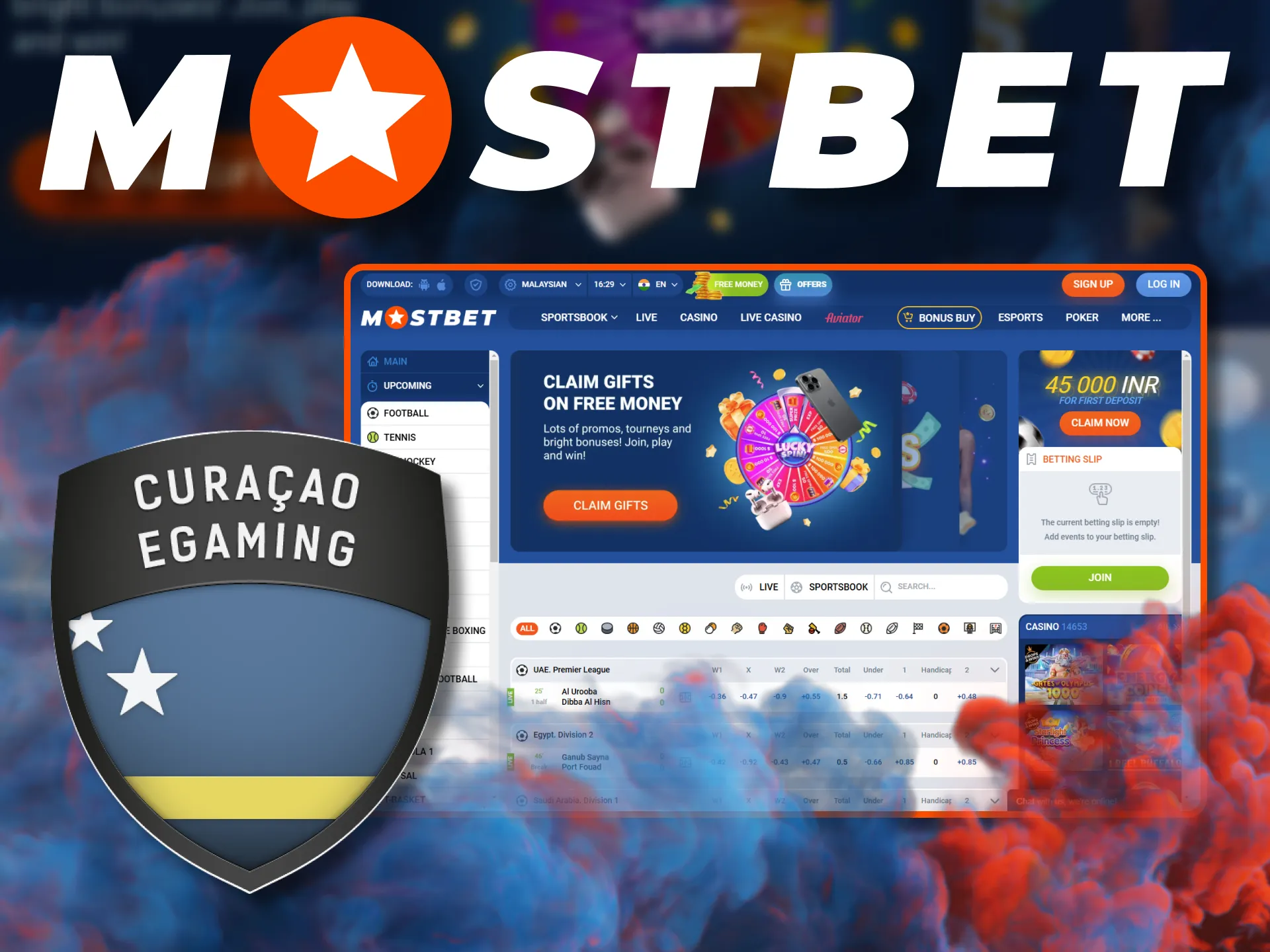 Mostbet is a legal and secure platform for betting.
