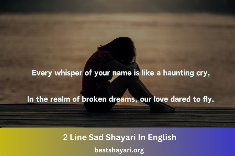 2 Line Sad Shayari In English