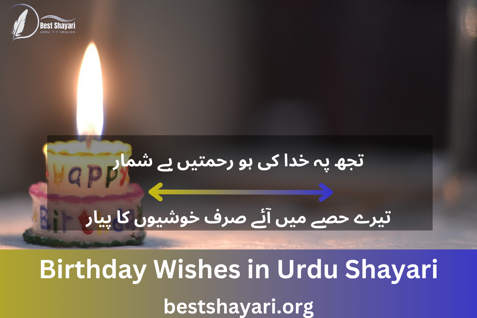 Birthday Wishes in Urdu Shayari