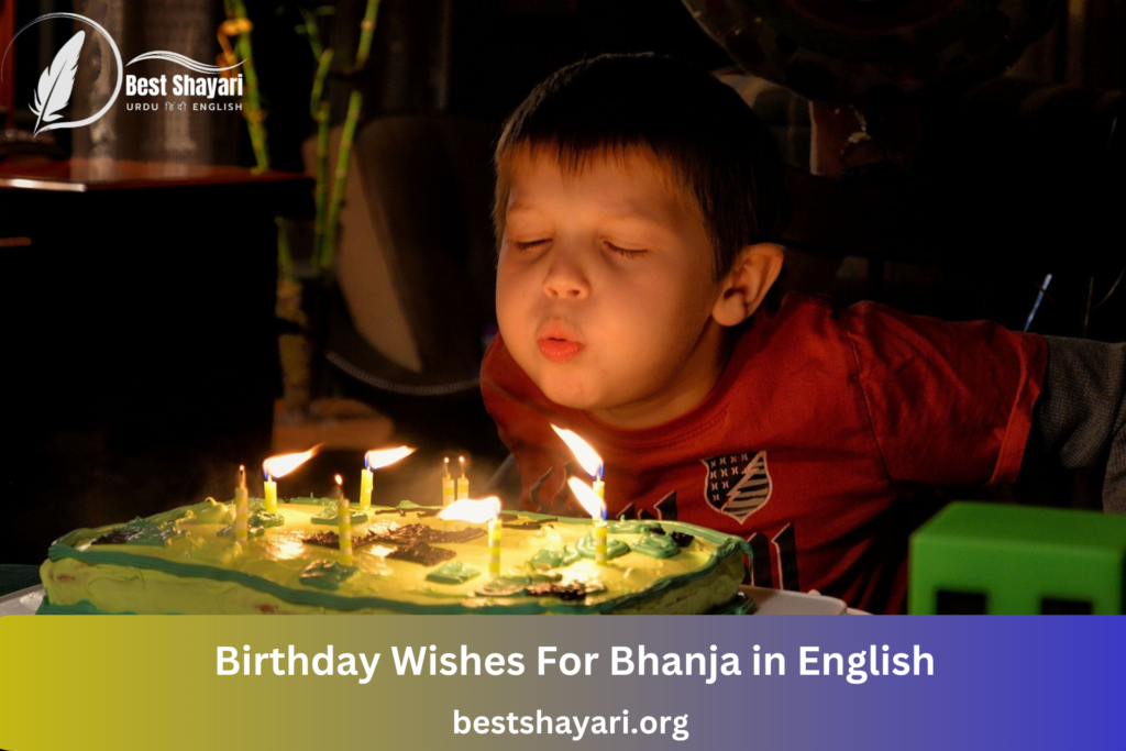 Birthday Wishes For Bhanja in English