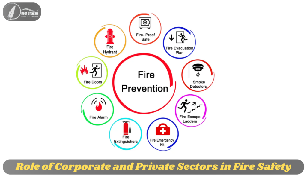 Role of Corporate and Private Sectors in Fire Safety