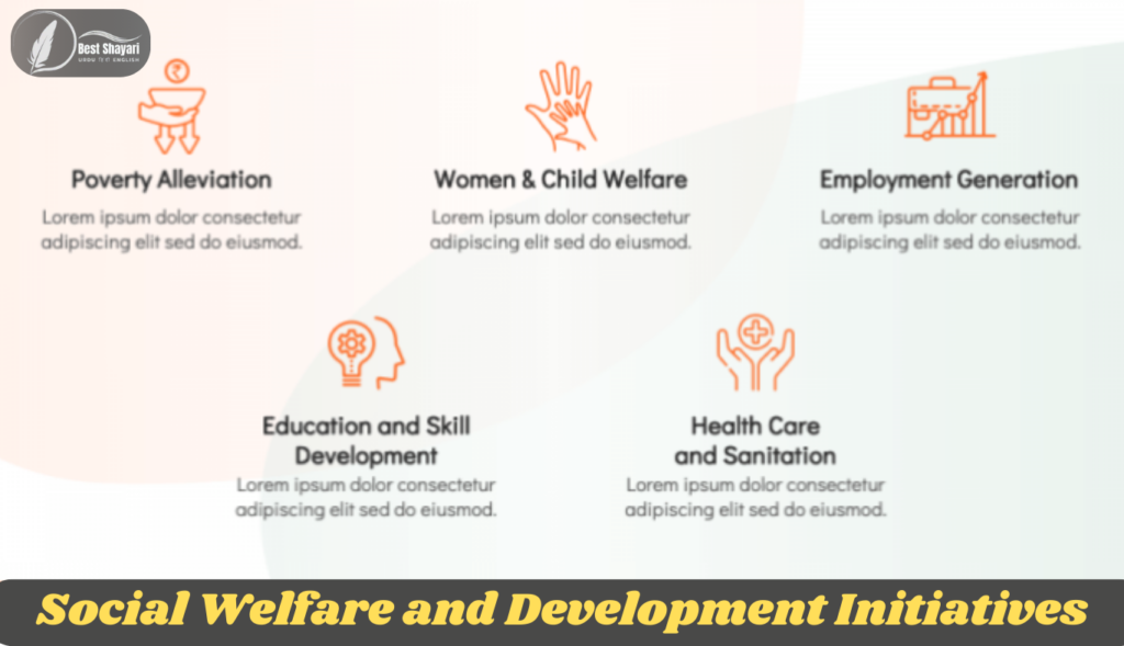 Social Welfare and Development Initiatives