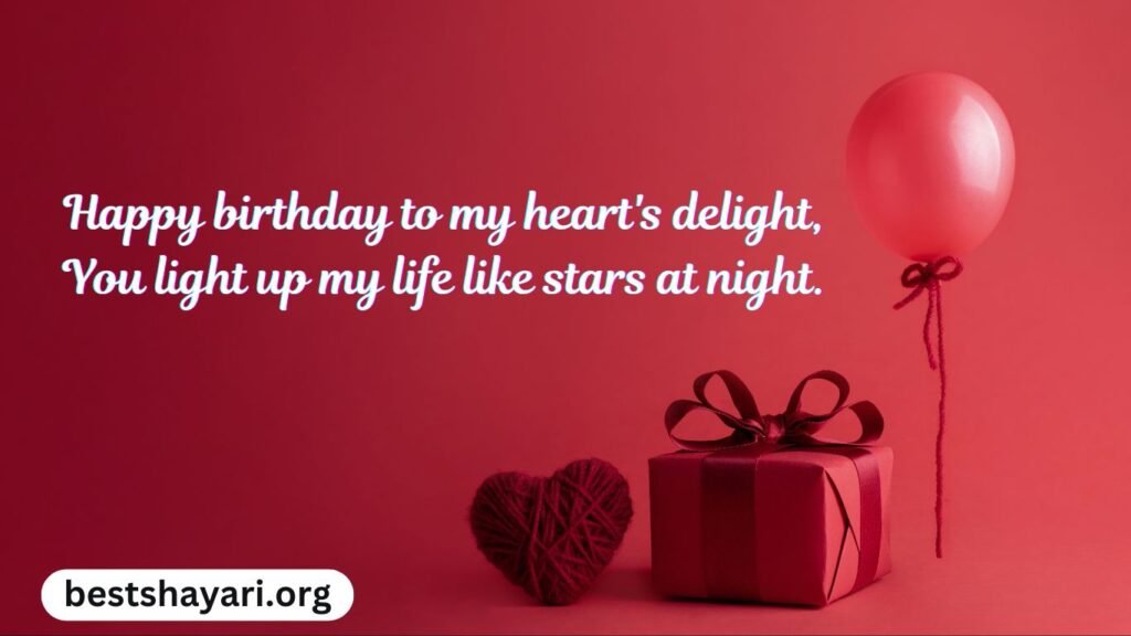 Romantic Birthday Shayari for Loved Ones