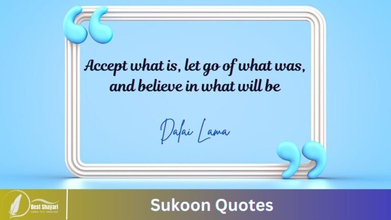 Sukoon Quotes