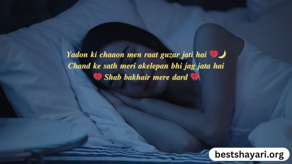 Emotional Good Night Shayari in Urdu