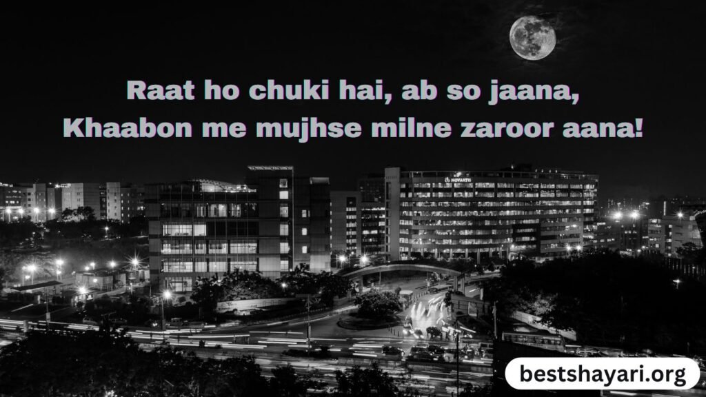 Funny Good Night Shayari