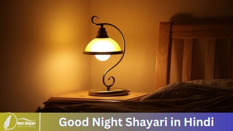 Good Night Shayari in Hindi