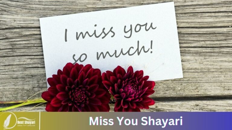 Miss You Shayari